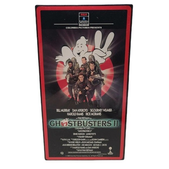GHOSTBUSTERS 2 VHS, 1989 Horror Comedy, Bill Murray, Rare Promo Widescreen - Picture 1 of 4
